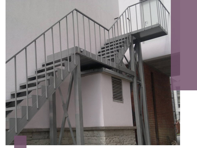 Монтаж пожарных лестниц под ключ в Нурлате с гарантией качества