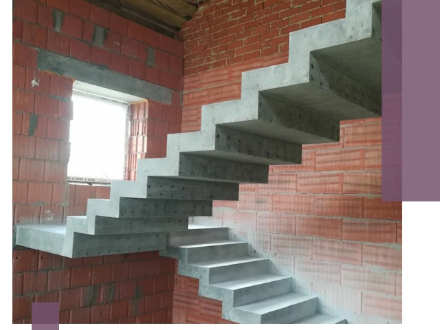 Бетонные лестницы под ключ в Нурлате: монтаж, демонтаж, ремонт