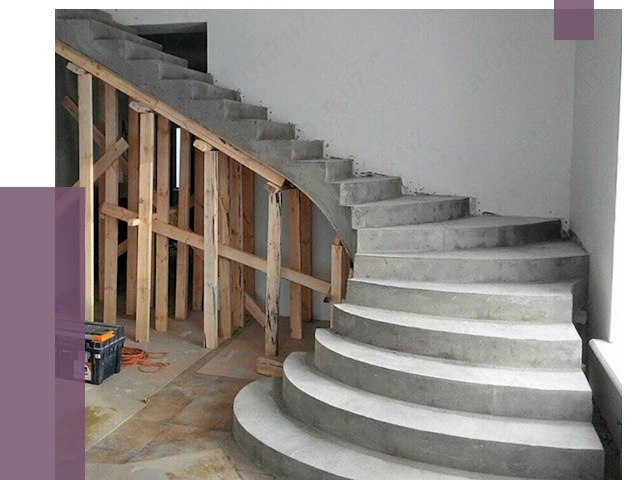Изготовление бетонных лестниц под ключ в Нурлате от 20333 руб. | ПРОЛЁТ-Нрт