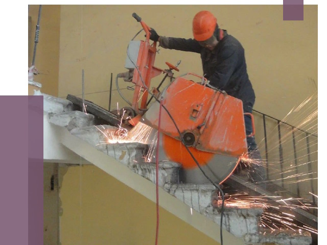 Демонтаж бетонных лестниц в Нурлате от 4692 руб. за м2 | ПРОЛЁТ-Нрт