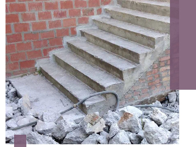 Демонтаж бетонных лестниц в Нурлате: быстро и безопасно