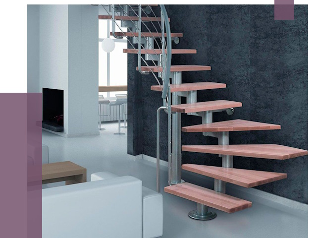 Модульные лестницы в Нурлате от 17205 руб. — купить в ПРОЛЁТ-Нрт