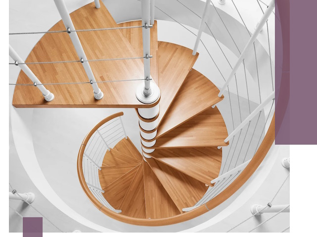 Изготовление винтовых лестниц под ключ в Нурлате