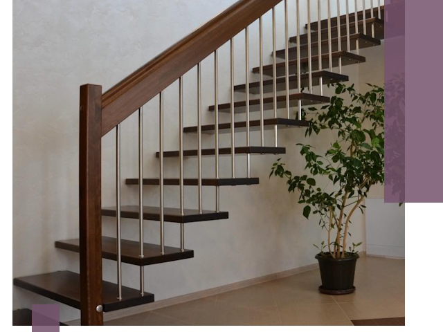 Лестницы на больцах под ключ в Нурлате – изготовление и монтаж