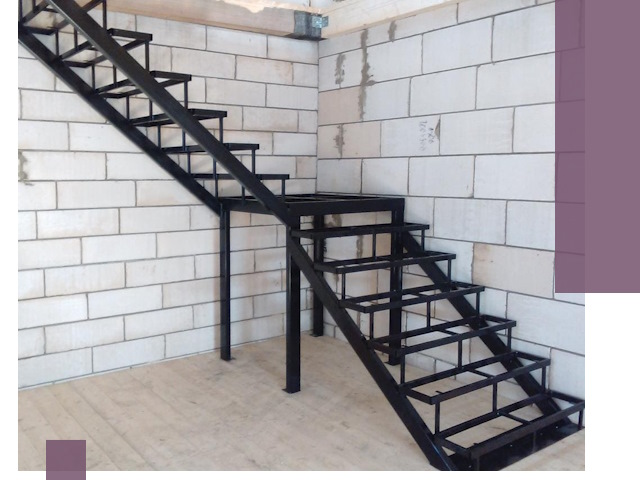 Лестницы на металлокаркасе под ключ в Нурлате — изготовление и монтаж