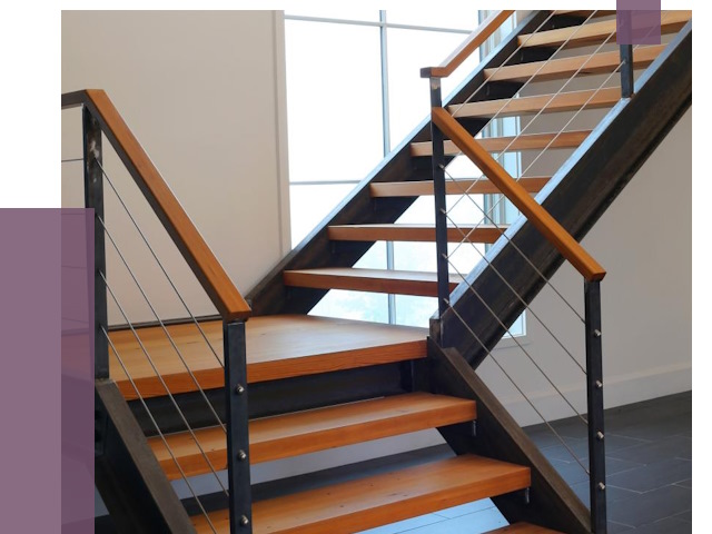 Изготовление лестниц на металлокаркасе в Нурлате от 19290 руб. | ПРОЛЁТ-Нрт