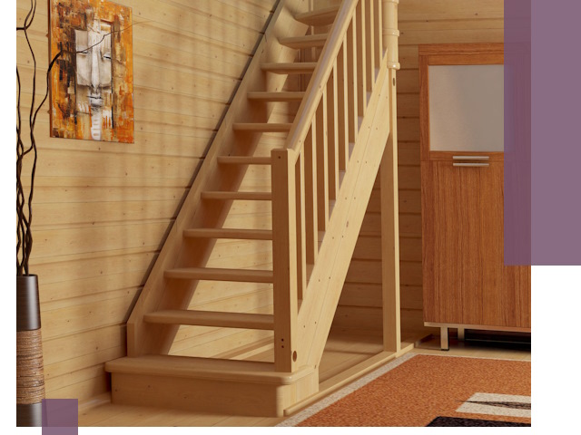 Лестницы эконом класса под ключ в Нурлате — недорого и быстро