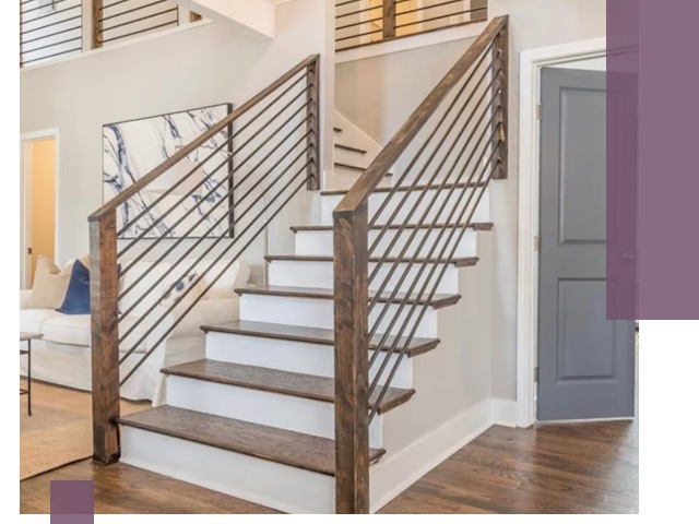 Лестницы для коттеджа под ключ в Нурлате — изготовление и монтаж