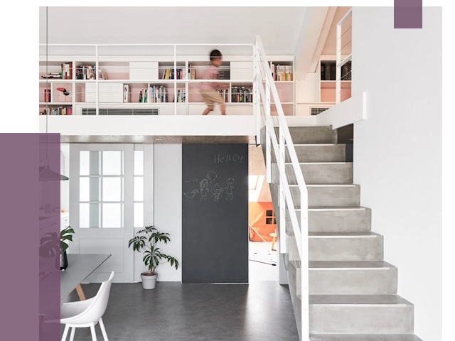 Лестницы для двухуровневой квартиры в Нурлате от 179866 руб. | ПРОЛЁТ-Нрт