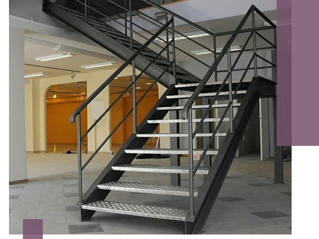 Лестницы для офиса в Нурлате: изготовление, монтаж, демонтаж