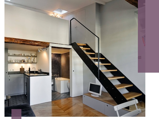 Лестницы на антресоль под ключ в Нурлате — изготовление и монтаж