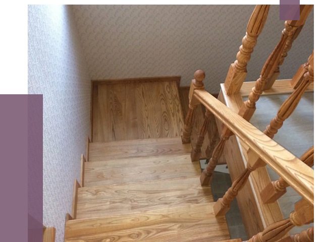 Сосновые лестницы в Нурлате под ключ от 8237 руб.  | ПРОЛЁТ-Нрт