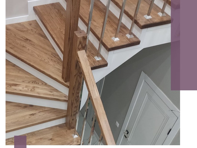 Обшивка металлических лестниц под ключ в Нурлате