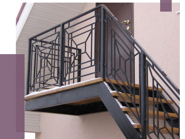 Металлические перила в Нурлате от 4379 руб.  | ПРОЛЁТ-Нрт