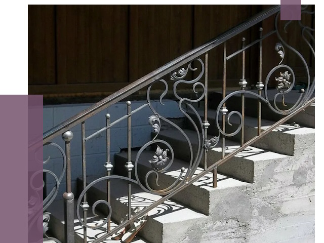 Кованые перила в Нурлате от 8863 руб. под ключ — качество от ПРОЛЁТ-Нрт