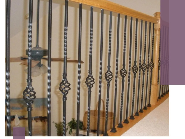 Изготовление и монтаж кованных перил в Нурлате под ключ