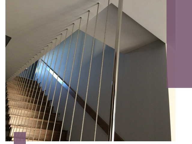 Тросовые перила под ключ в Нурлате — производство и монтаж