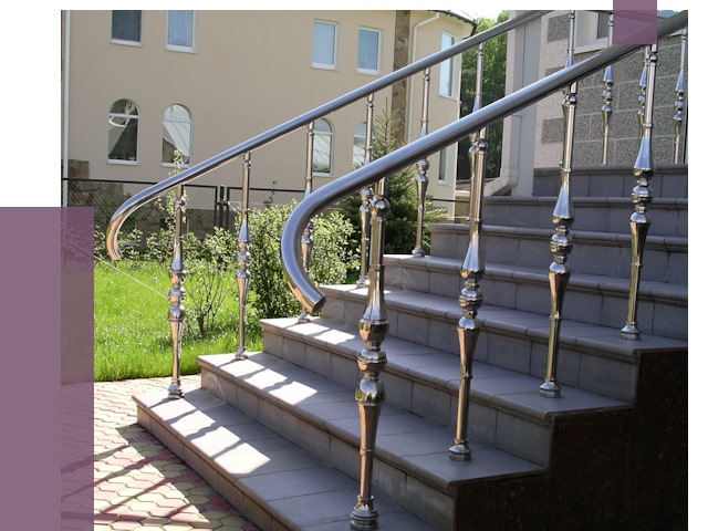 Перила для крыльца в Нурлате от 10948 руб. — монтаж ПРОЛЁТ-Нрт