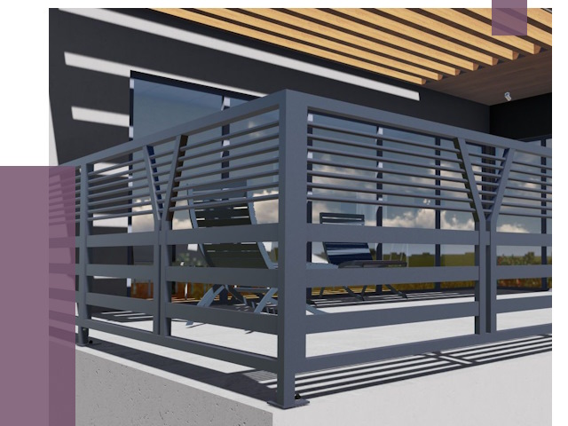 Изготовление балконных ограждений в Нурлате от 10948 руб. | ПРОЛЁТ-Нрт