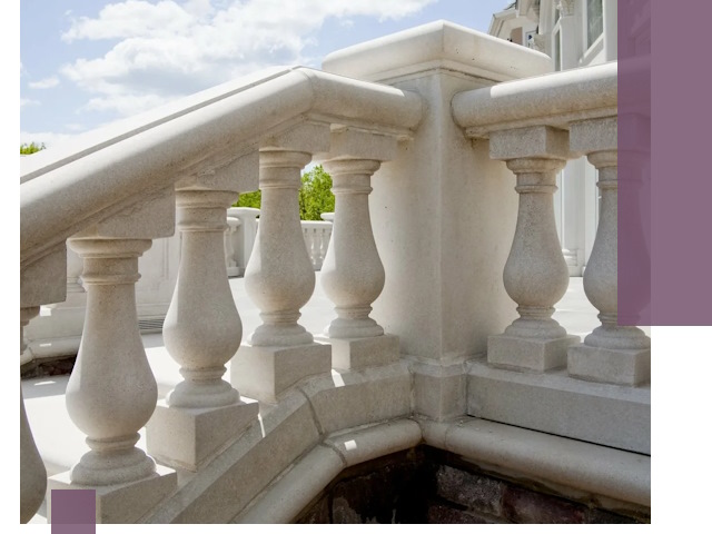 Балюстрады из металла и камня под ключ в Нурлате