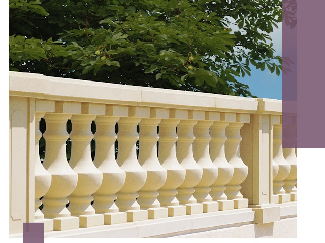 Установка балюстрады в Нурлате: изготовление и монтаж под ключ