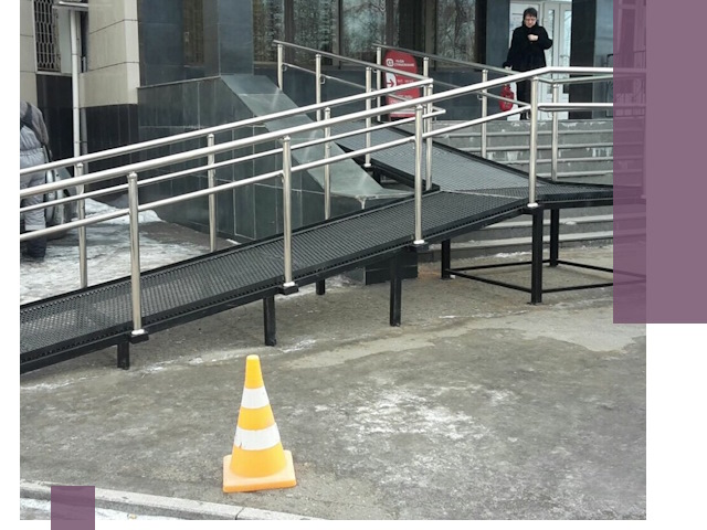 Стационарные пандусы под ключ в Нурлате — изготовление и монтаж