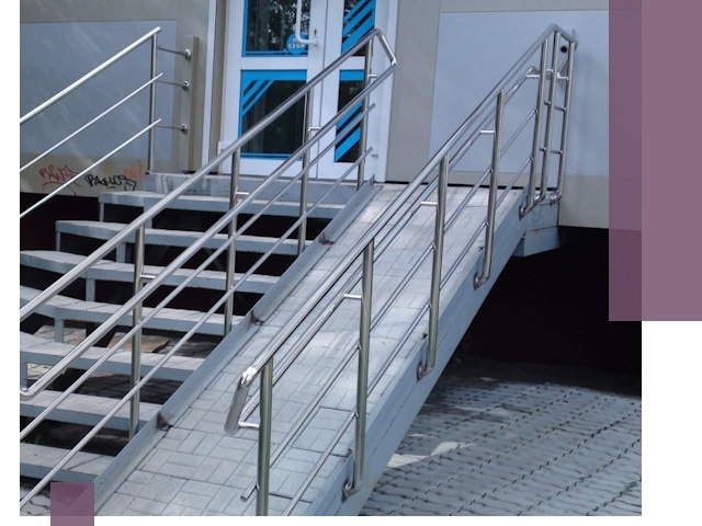 Пандус на крыльцо под ключ в Нурлате: монтаж и изготовление