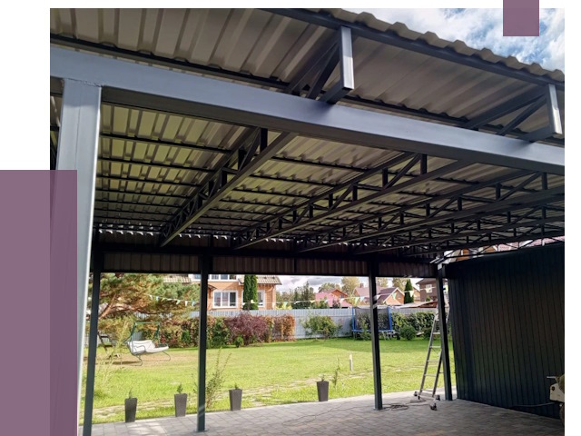 Монтаж навесов в Нурлате от 7507 руб. — установка навеса | ПРОЛЁТ-Нрт