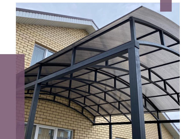 Монтаж козырьков в Нурлате от 11730 руб. | ПРОЛЁТ-Нрт