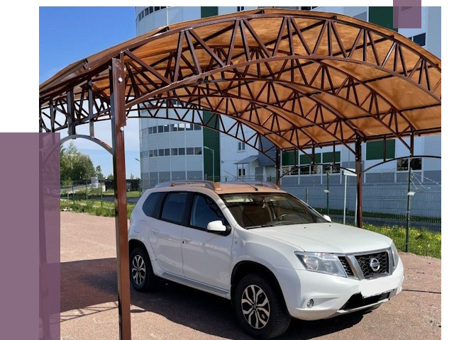 Недорогие навесы в Нурлате от 43793 руб.  | ПРОЛЁТ-Нрт