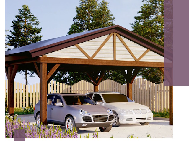 Навесы для автомобиля в Нурлате — изготовление и монтаж