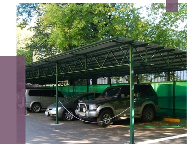 Навесы для парковки в Нурлате от 81852 руб. заказать | ПРОЛЁТ-Нрт