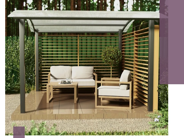 Навесы для дачи в Нурлате: изготовление, монтаж и демонтаж