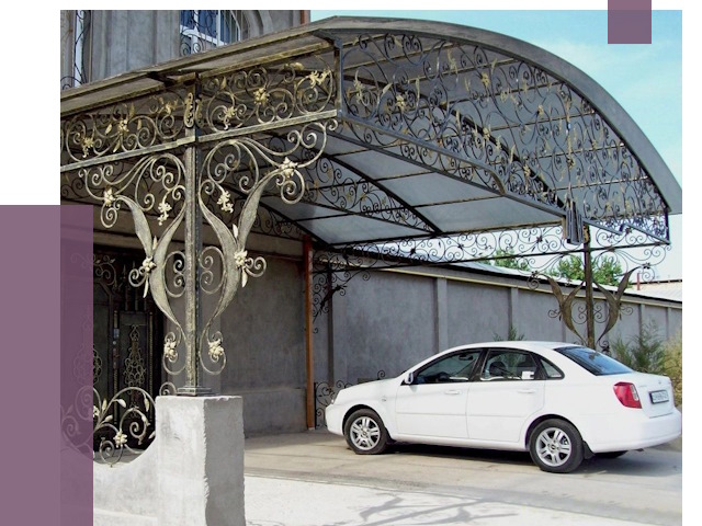 Кованые навесы в Нурлате от 14858 руб. | ПРОЛЁТ-Нрт