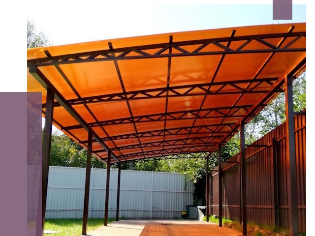 Односкатные навесы под ключ в Нурлате от 13399 руб. 