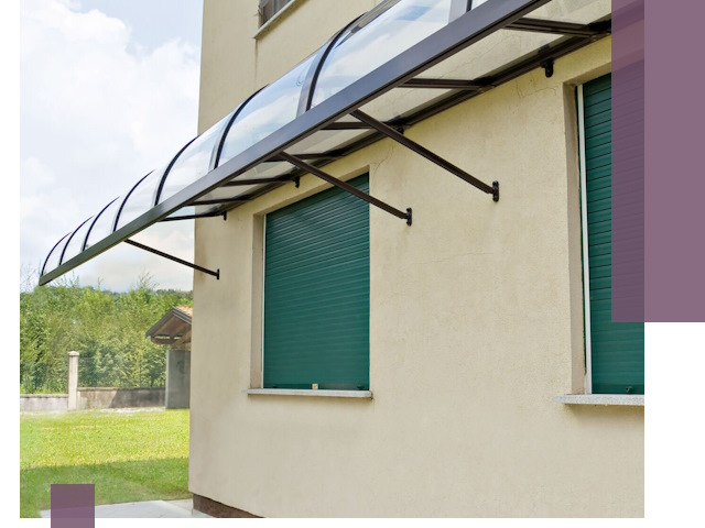 Козырьки над окнами в Нурлате — изготовление и монтаж по выгоде