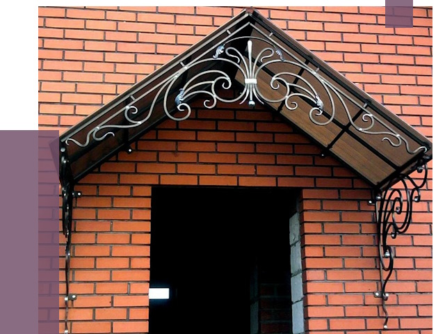 Металлические козырьки в Нурлате от 10896 руб. 