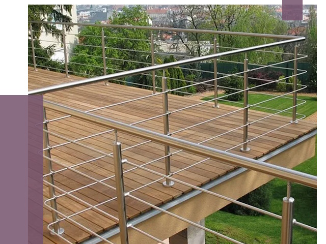 Алюминиевые парапеты в Нурлате под ключ от 7925 руб. 