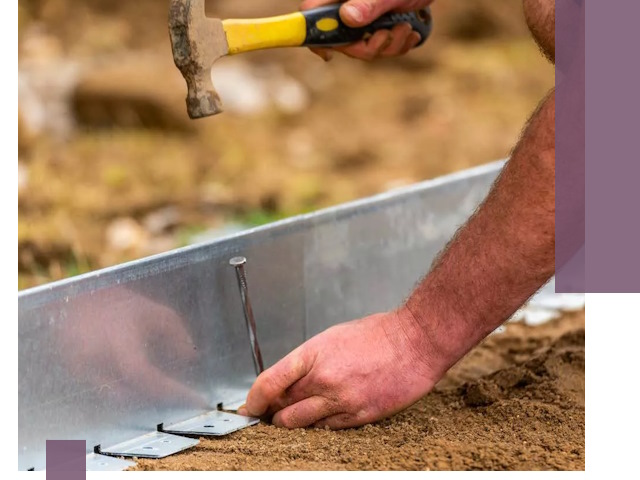 Монтаж металлических бордюров в Нурлате быстро и качественно