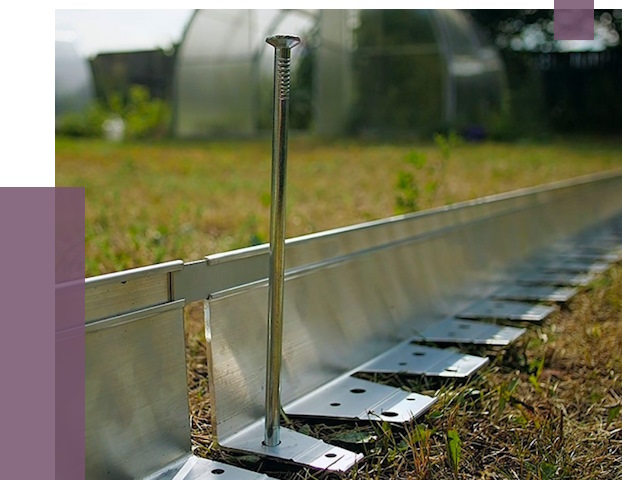 Металлические бордюры для газона в Нурлате от 4379 руб. | ПРОЛЁТ-Нрт