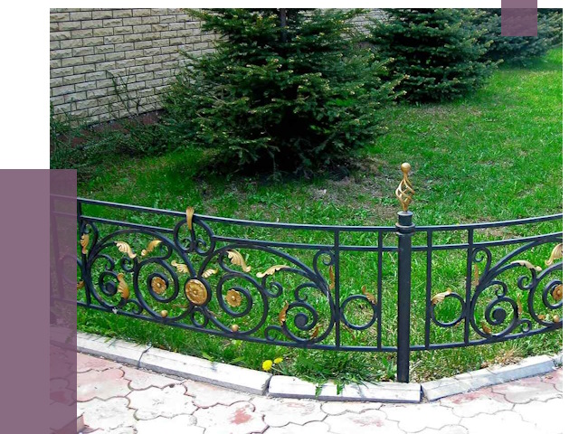 Кованые газонные ограждения в Нурлате от 7768 руб. — ПРОЛЁТ-Нрт