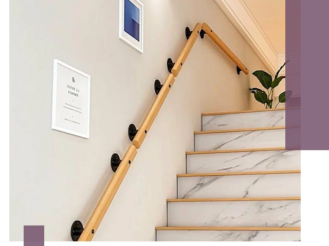 Поручни металлические и деревянные под ключ в Нурлате