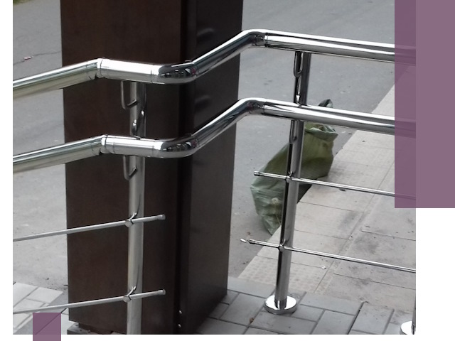 Монтаж поручней из нержавеющей стали в Нурлате качественно и быстро